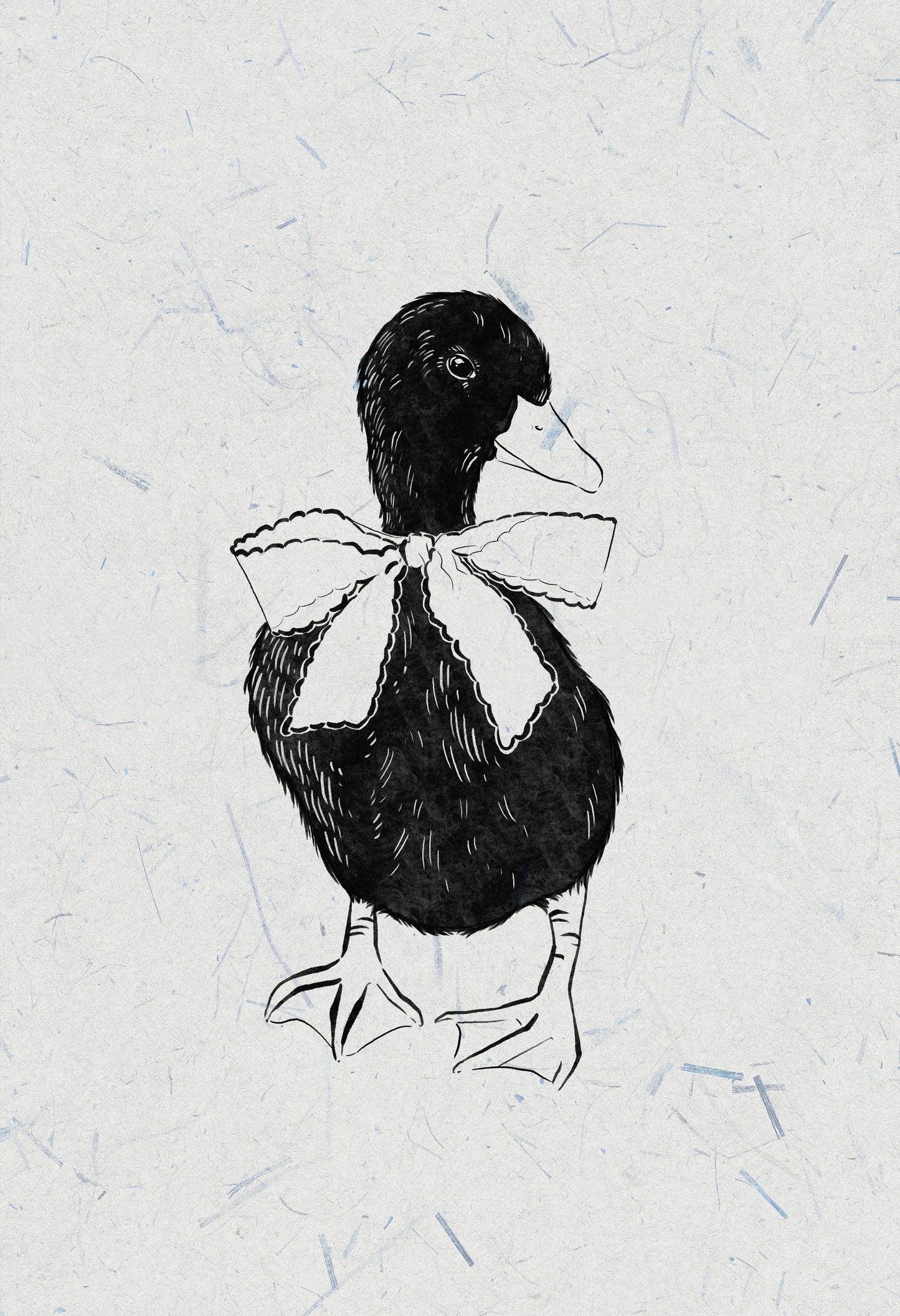'Duck with Bow' Digital Download