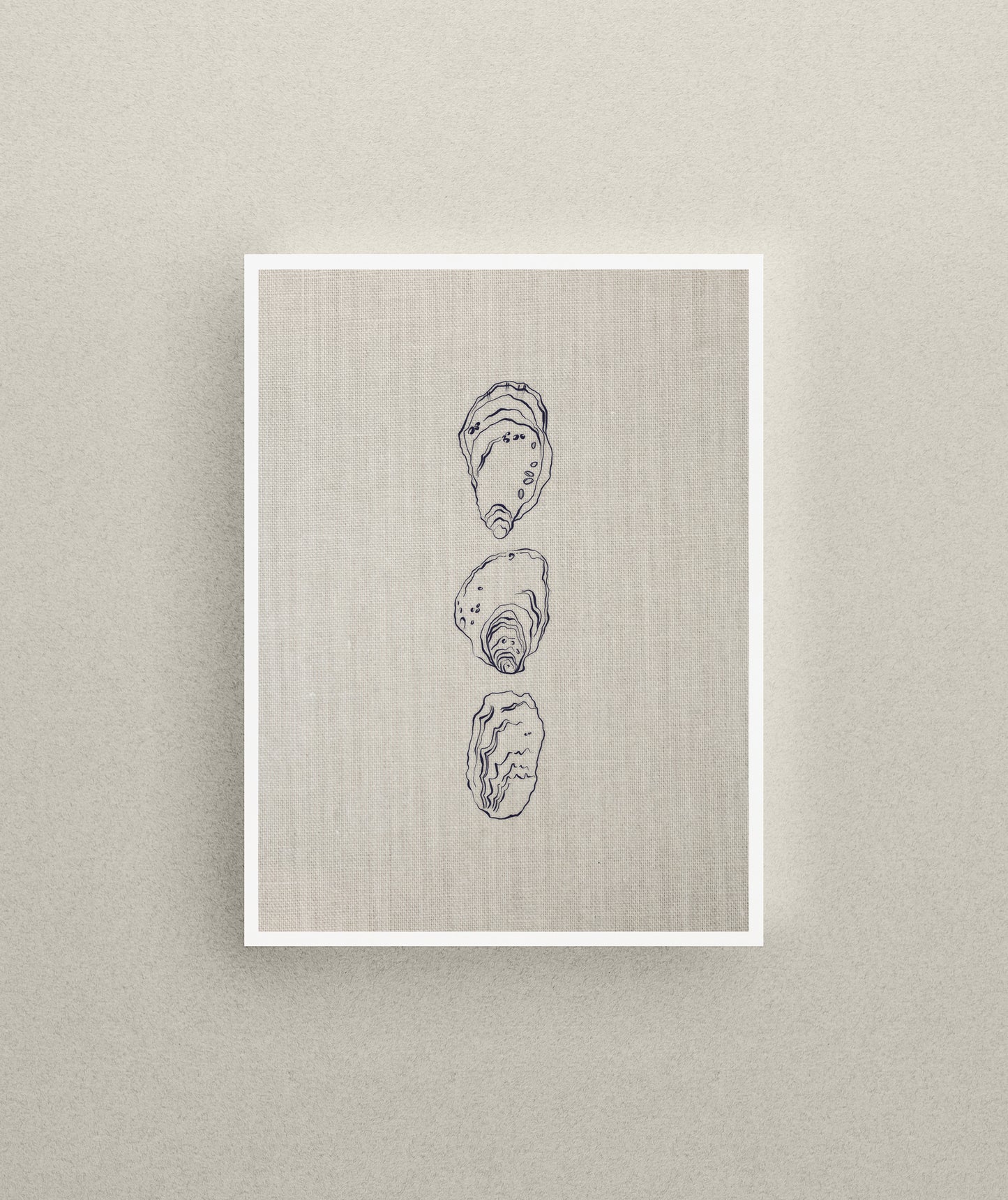 'Oyster 1' Unframed Print