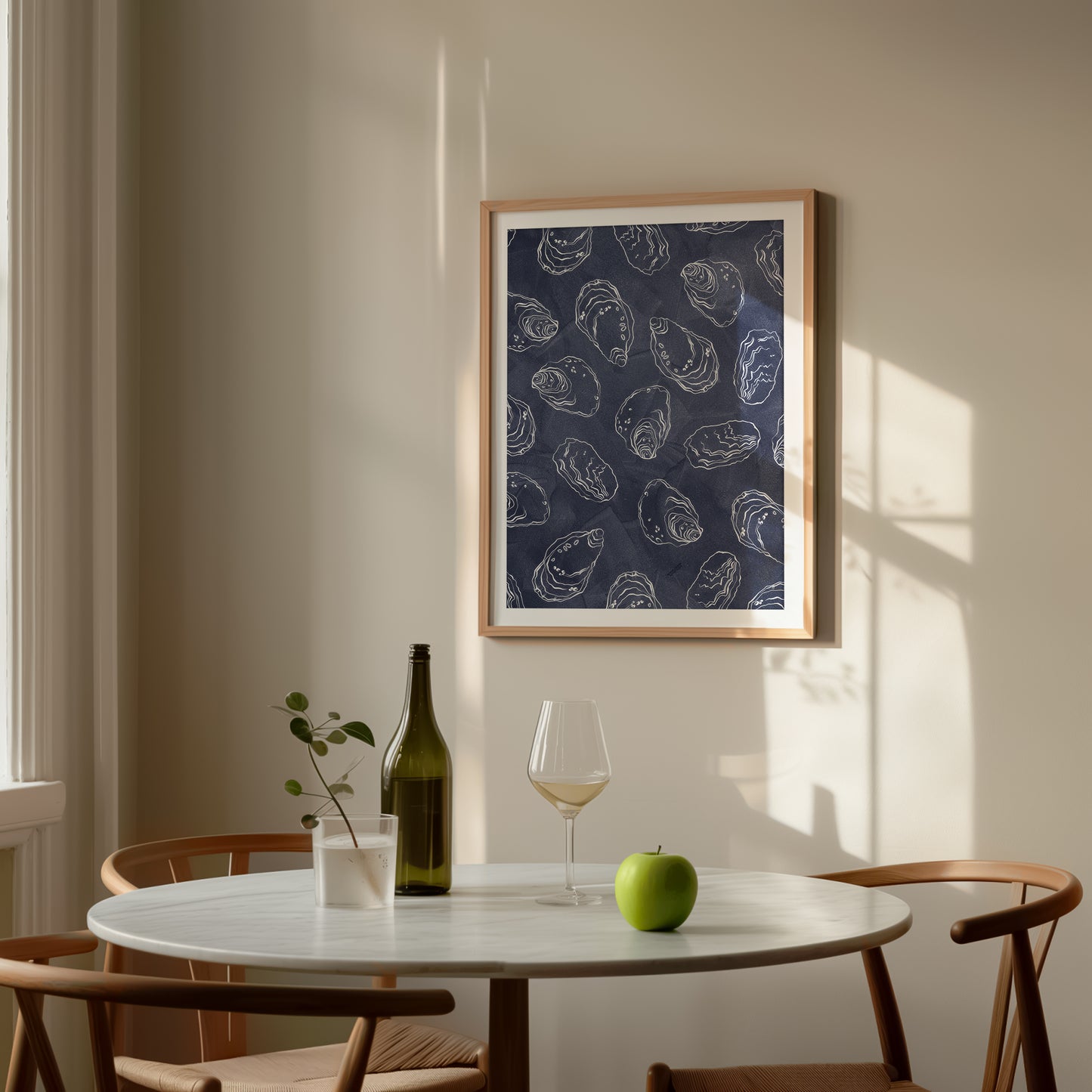 'Oyster 2' Framed Print