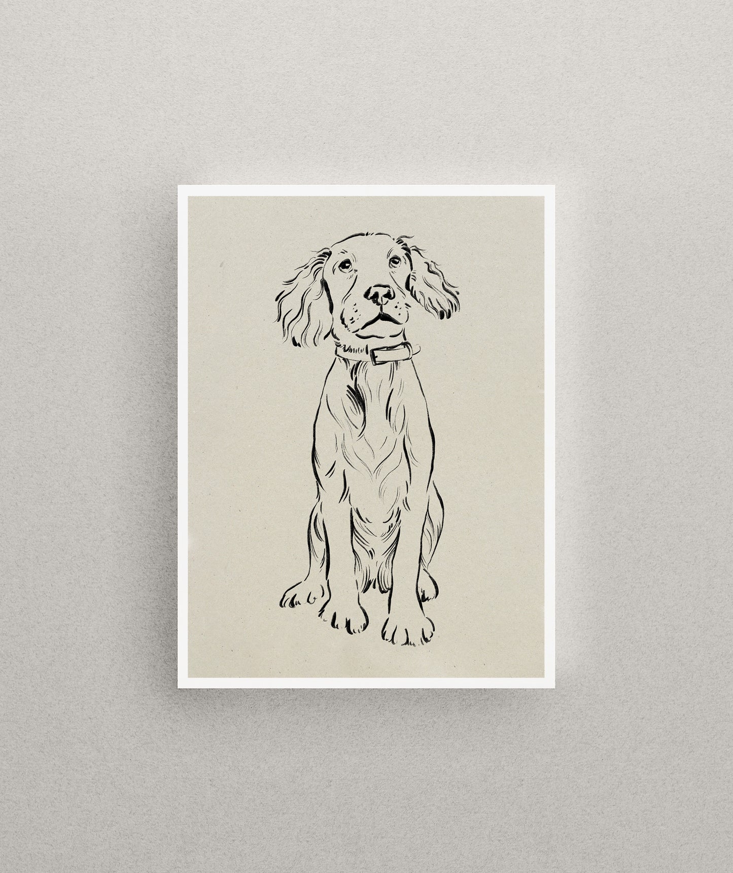 'Puppy Eyes' Unframed Print