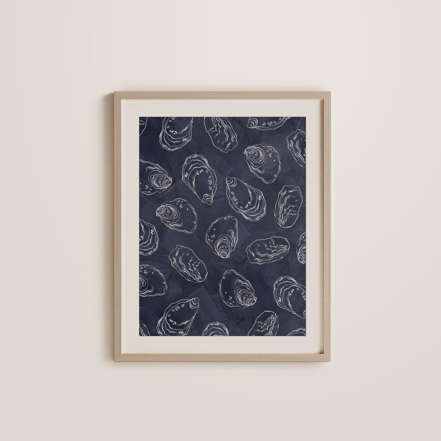'Oyster 2' Framed Print