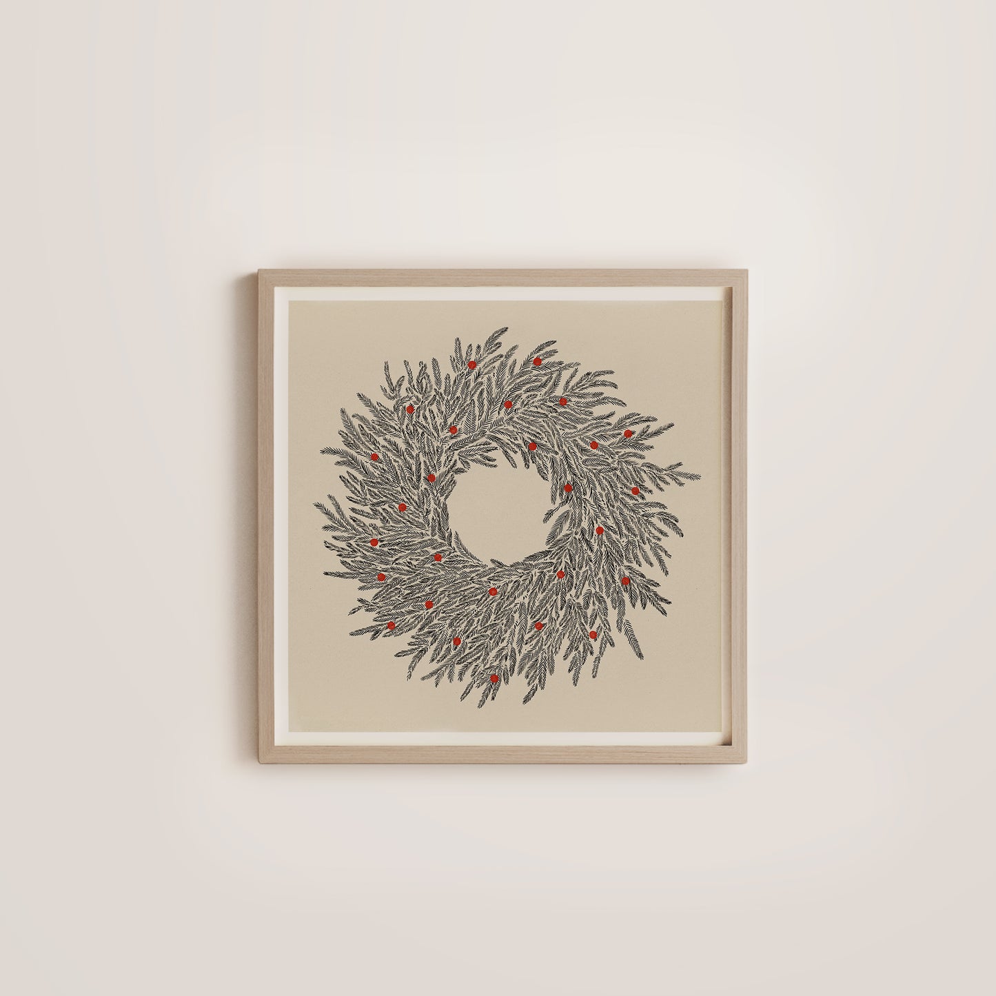 'Wreath' Framed Print